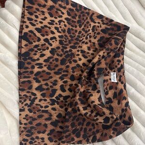 Leopard Print Skirt
